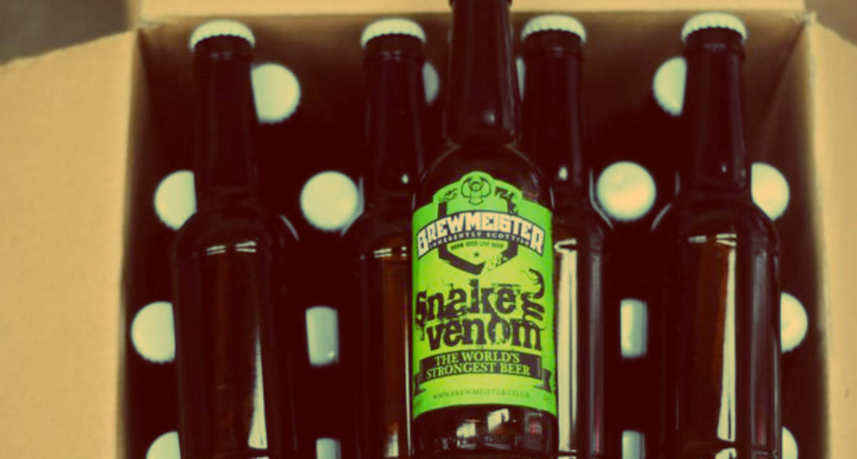Находка дня: пиво Snake Venom крепостью 67,5%