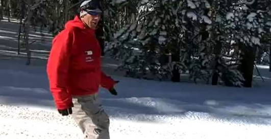 Научись правильно падать на сноуборде