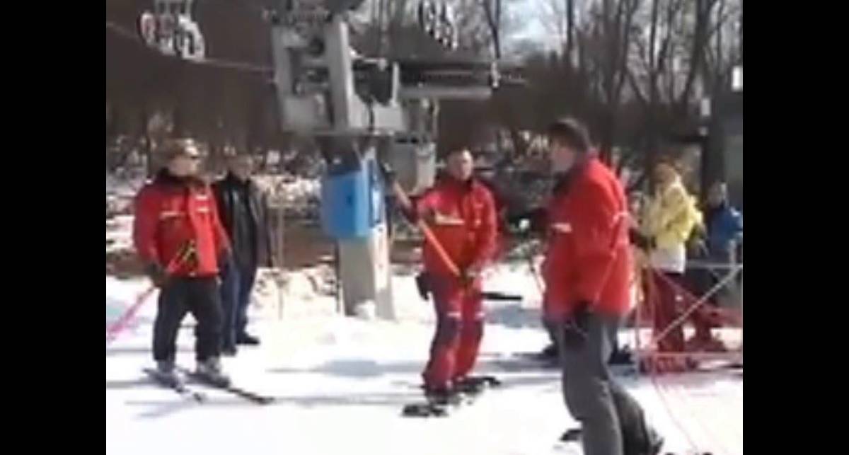 Как начинающему сноубордисту оседлать бугель