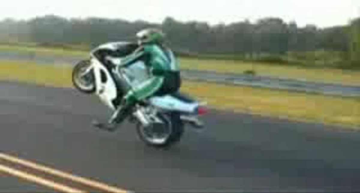 Подборка неудавшихся трюков на мотоциклах