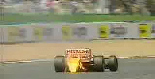 формула1 загорелась