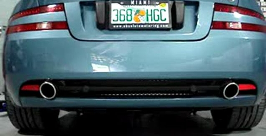 Aston Martin DB9 - звук двигателя