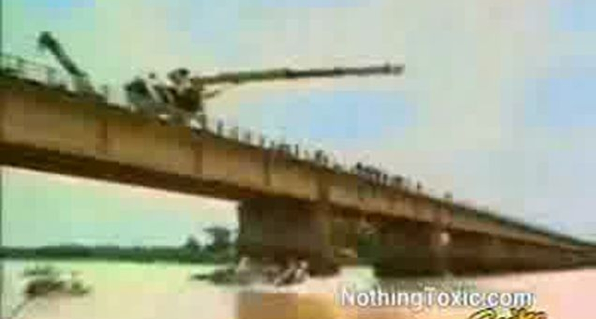 кран ушел под воду