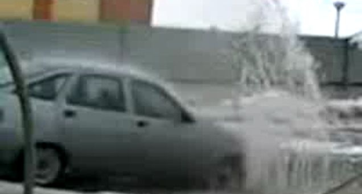 Фонтан из ВАЗ-2112