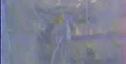 Редкие кадры - раскалённые обломки энергоблока