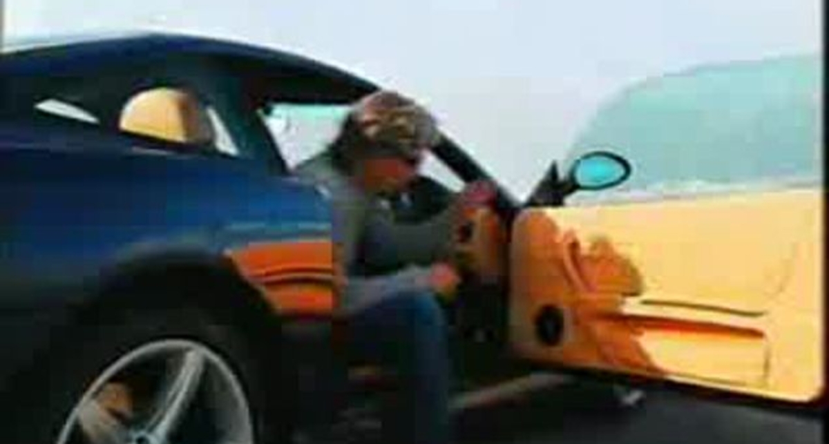 Астон Мартин Вэнквиш против Феррари 575М, 1