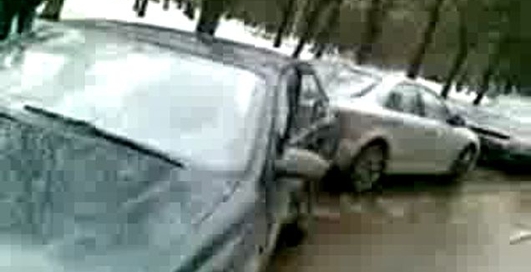 Авария на Мичуринском проспекте в Москве