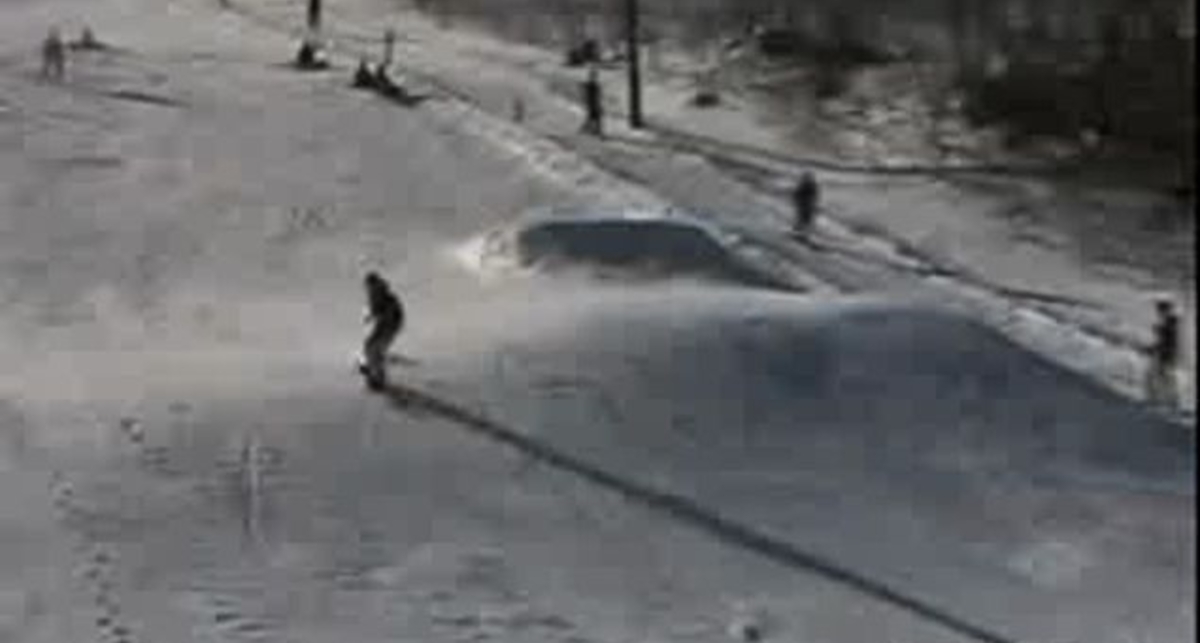 отрубился в полете