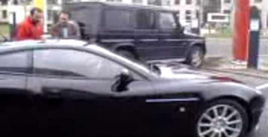 Aston Martin V12 Vanquish S - уличная съёмка