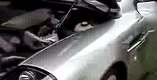 Звук двигателя  Aston Martin V12 Vanquish