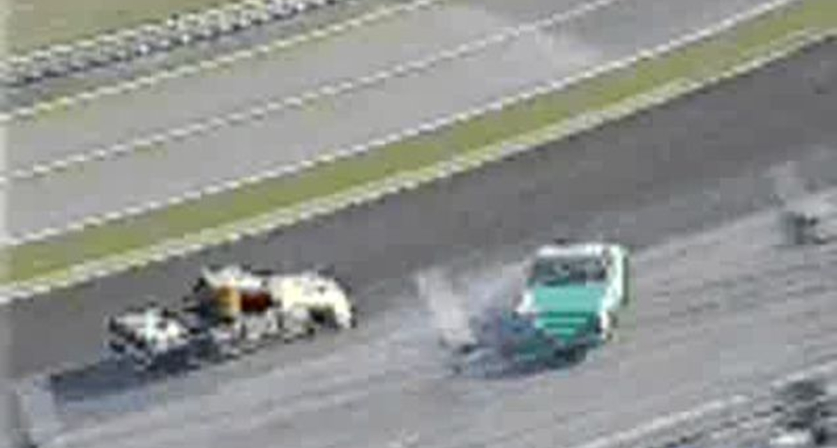 Nascar crash 2