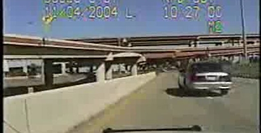 Видео с полицейской машины