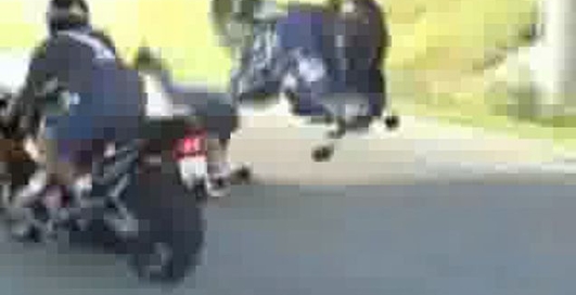 Кульбит на мотоцикле