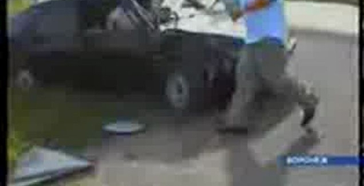 Очередная авария на свадьбе