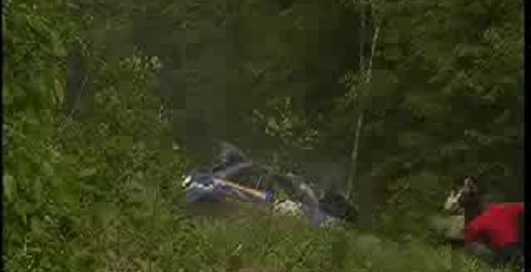 Ужасная авария на рали