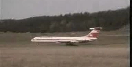 Ил -62 Аварийна посадка на поле
