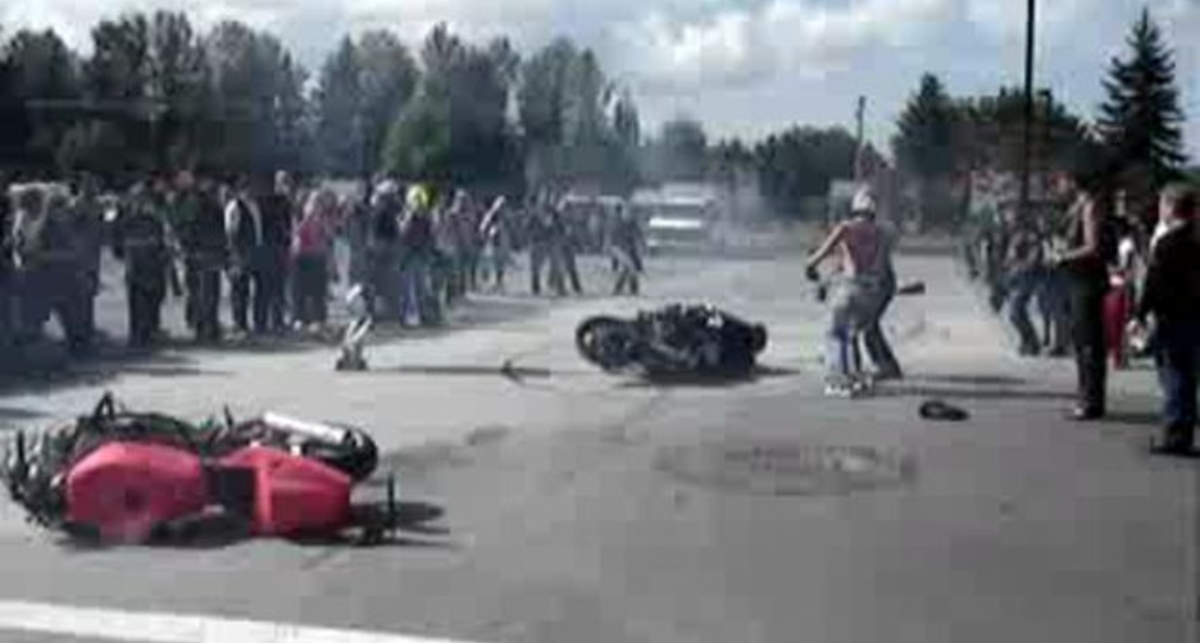 Случай на мото