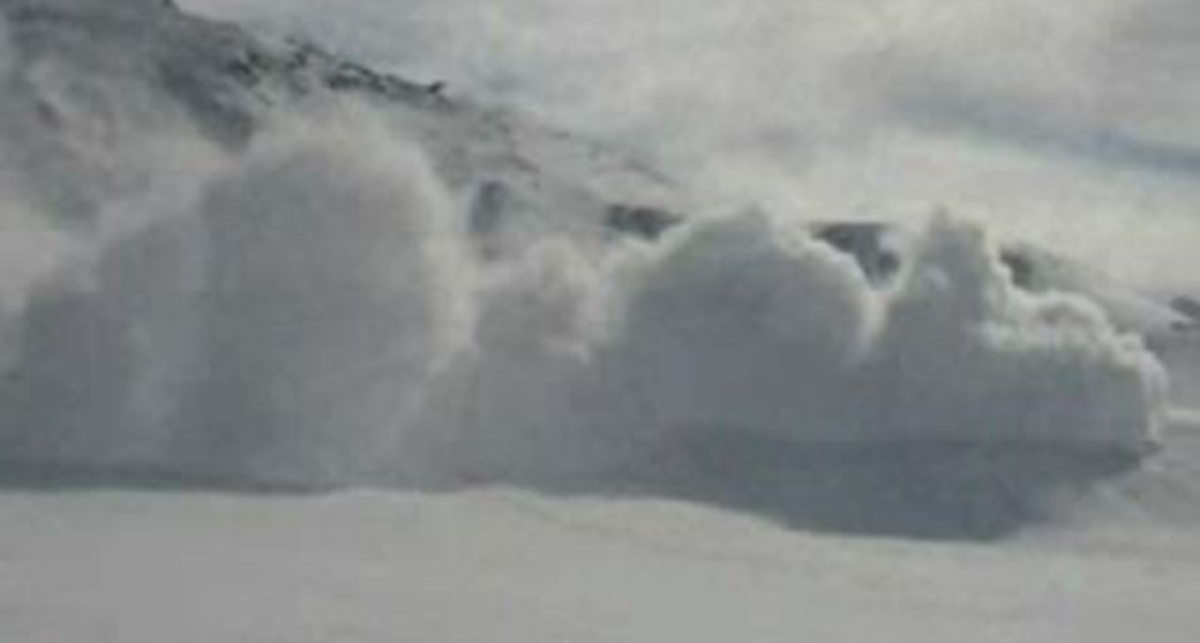 Лавина VS Мужик