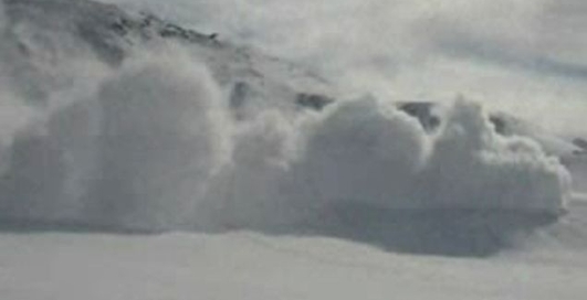 Лавина VS Мужик