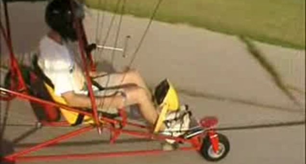 Полёт с последующим падением