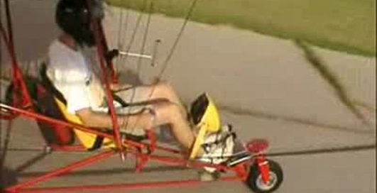 Полёт с последующим падением