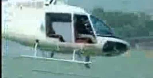 Вертолёт утонул