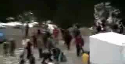 Наезд на зрителей на автогонках. Жесть!!!