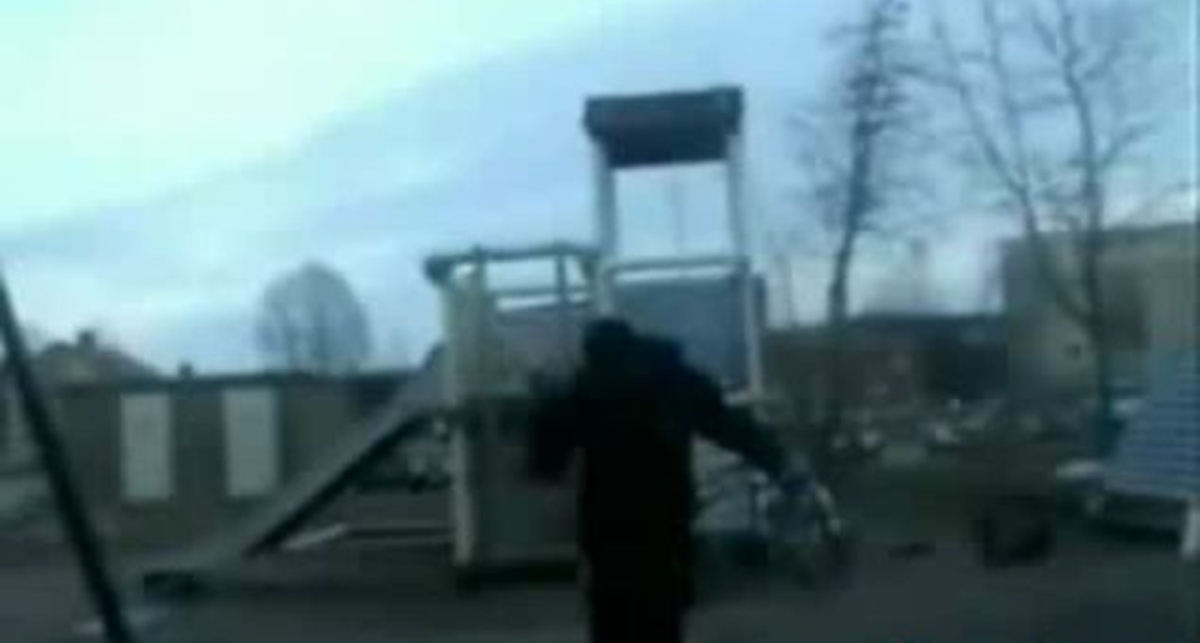 идиот на качелях