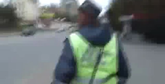 ИДПС убегают от меня на красный свет через дорогу