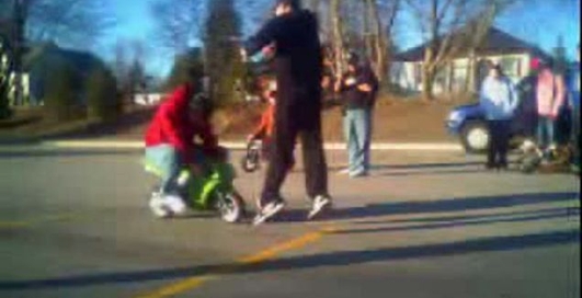 Падение с мотоцикла