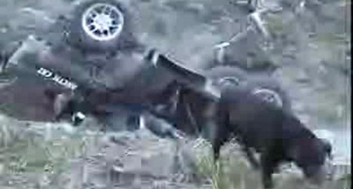 джип перекинувся