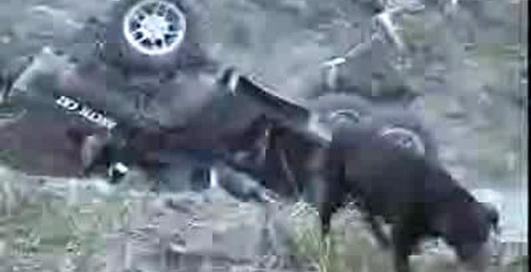 джип перекинувся