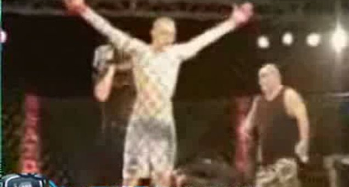 Аццкий нокаут с ноги в Щи!