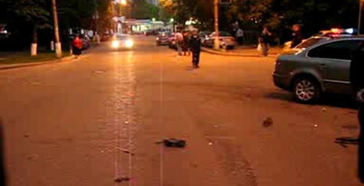 Перевернутая маршрутка