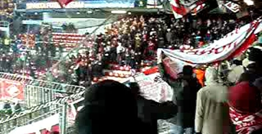 Спарта-Спартак( Прага-2007)-Бес порядки на стадионе