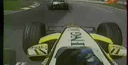 Алосно врезается в стену.ГП Канада 2008.формула 1