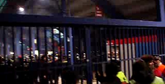 Спарта-Спартак( Прага-2007)-Раз борки в подтрибунке.