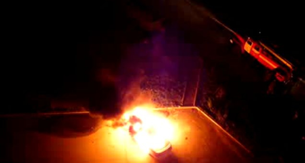 Пожар Toyota Soarer