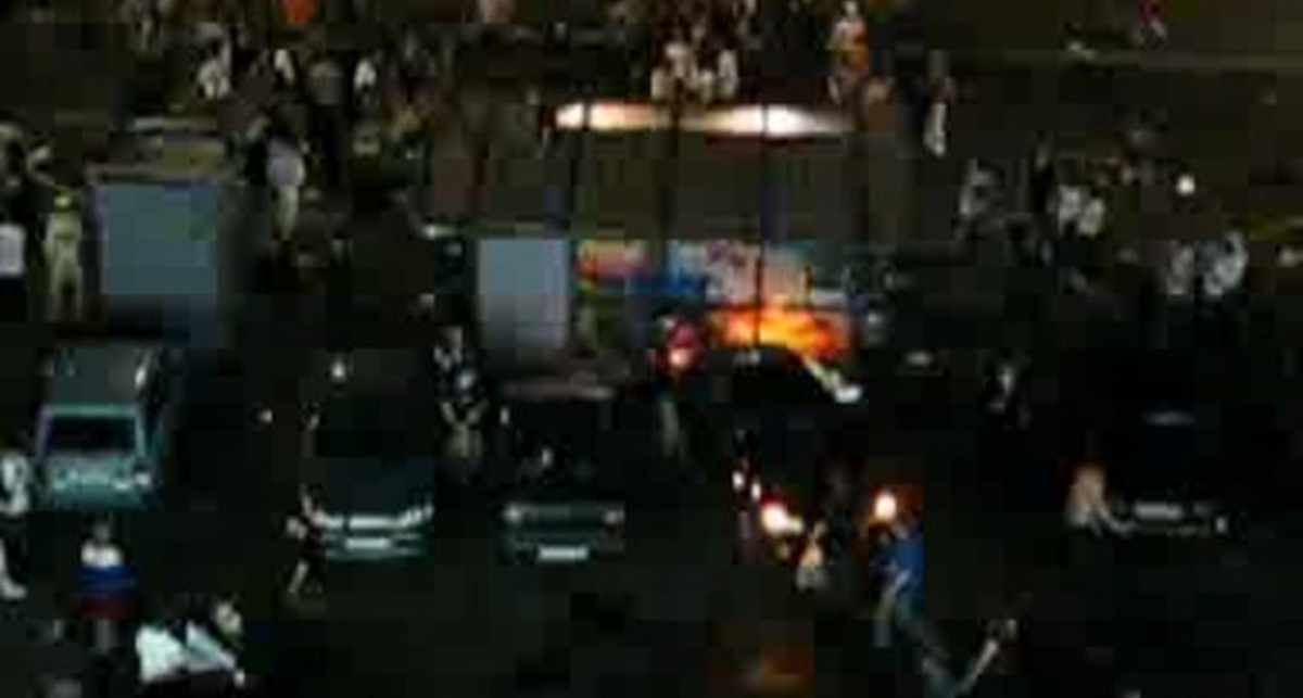 Сломаная нога, празднование победы над Голландией