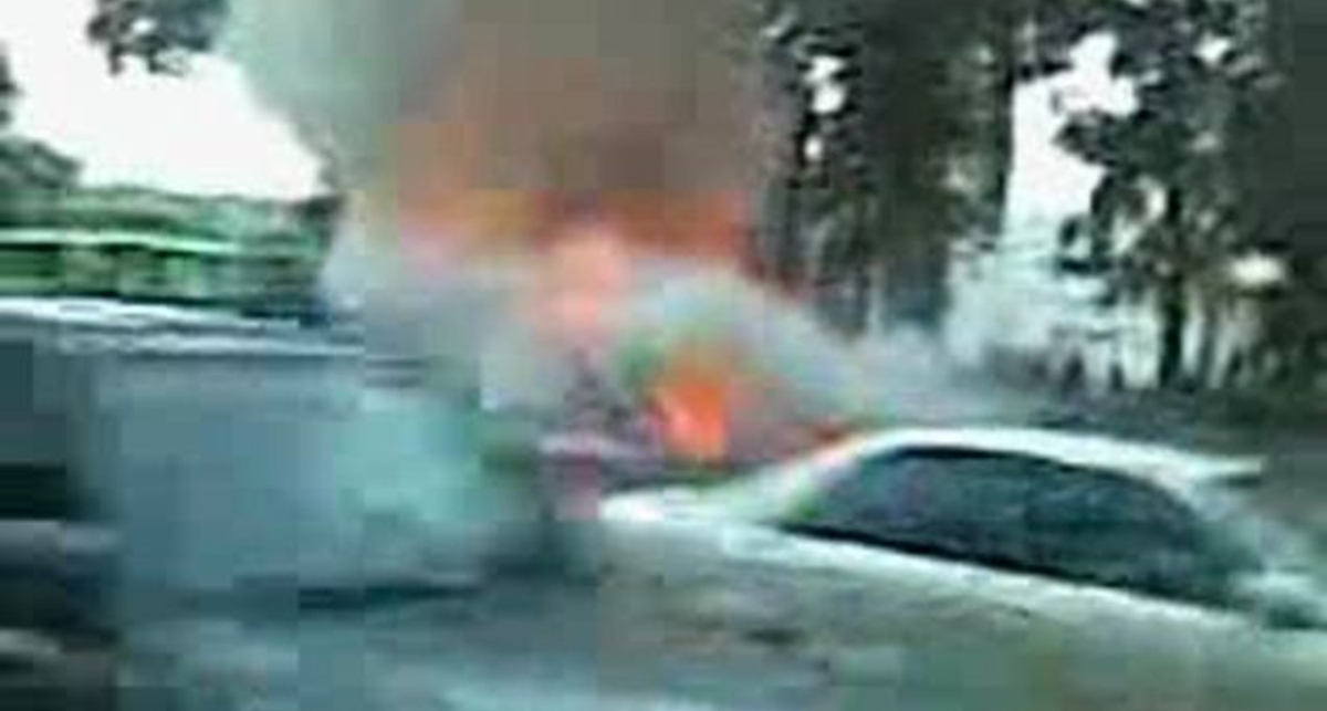 Авария 22 июня 2008 года около г.Королев 2 видео