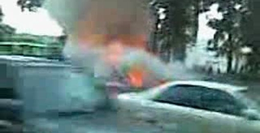 Авария 22 июня 2008 года около г.Королев 2 видео