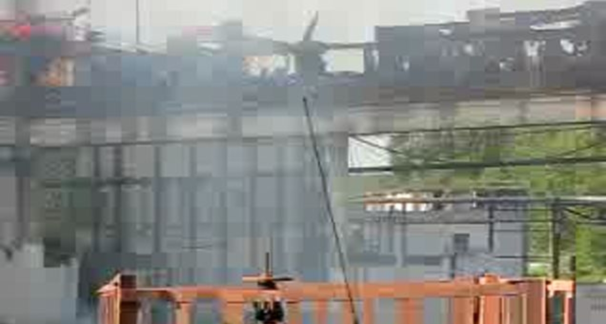 Пожар на Ново-Ивановском сахзаводе Украина