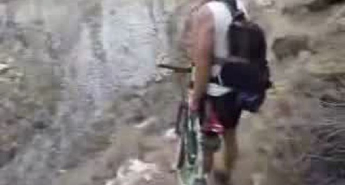 ДоЕздились, падение с горы