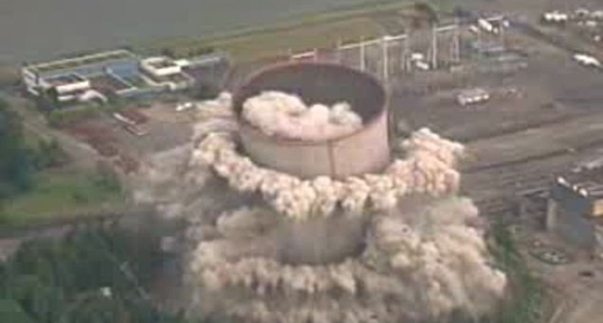 Подрыв электростанции