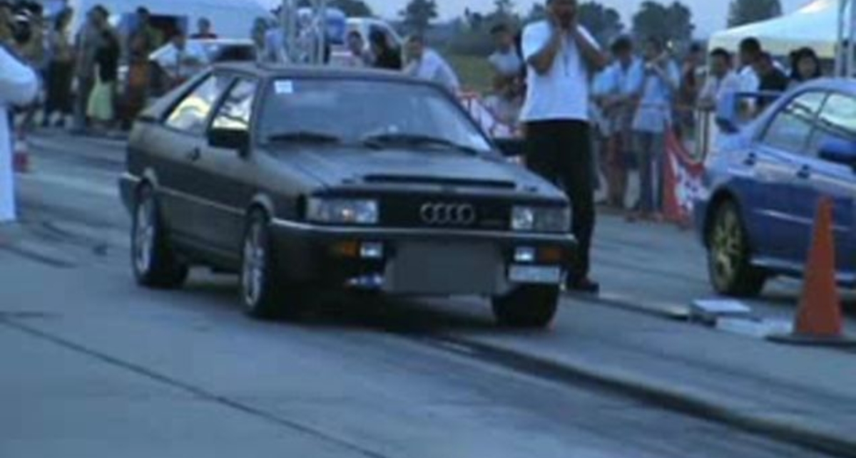 Impreza STI vs Audi Coupe Turbo