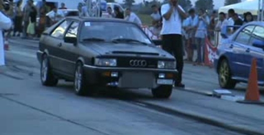 Impreza STI vs Audi Coupe Turbo