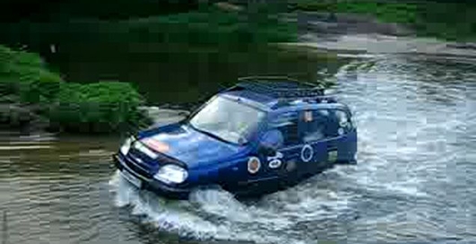 Артем проходит брод