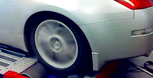 Динотест part2 Nissan 350Z 287hp stock (делалось в Total Race)