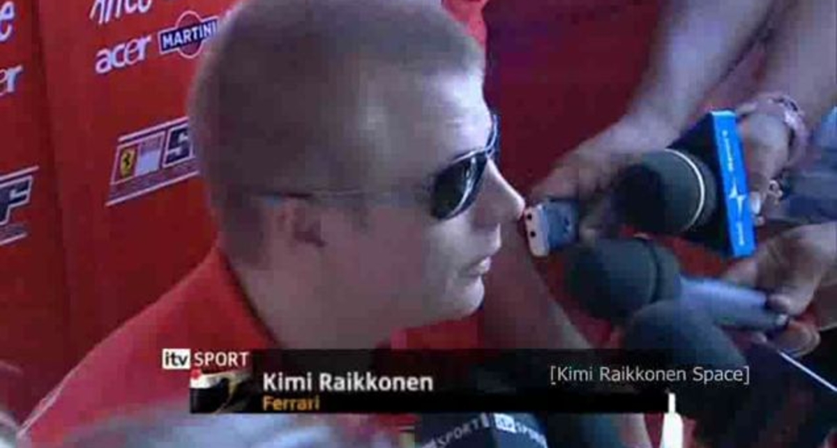 Канада 2008. Интервью Кими после гонки.