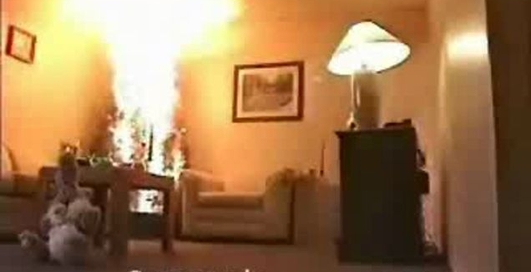 Пожар на новый год